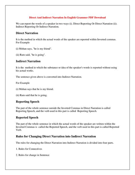 Image result for Direct Indirect Narration Complete Course