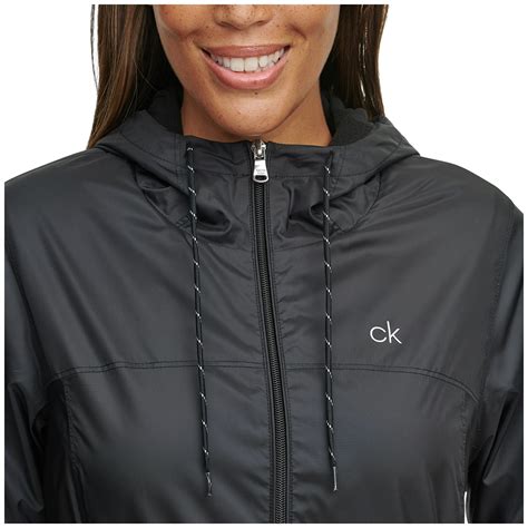 Calvin Klein Women's Windbreaker Jacket Black | Costco Au...