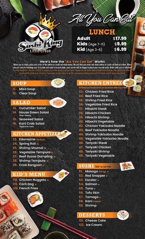Menu – Sushi King