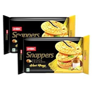 Unibic Foods India Pvt Snappers Achari Mango|Thin Potato Biscuits ...