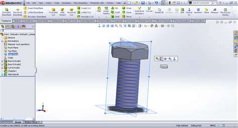 SolidWorks Screw-Thread 的图像结果