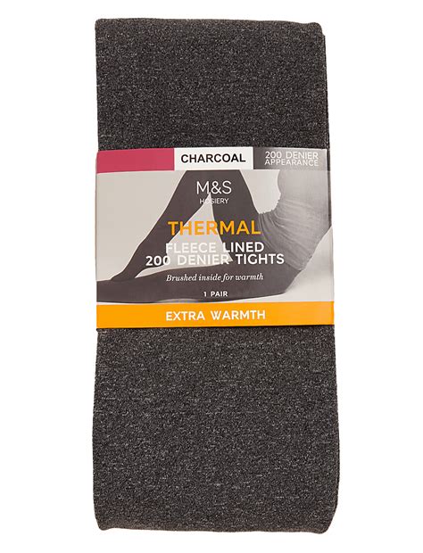 Buy 200 Denier Thermal Fleece Lined Tights at Marks & Spencer