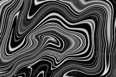 Abstract flowing liquid curve line in grey silver black metallic ...