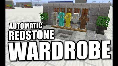 Image result for Minecraft Redstone Wardrobe Tutorial