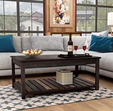 Image result for espresso coffee tables modern