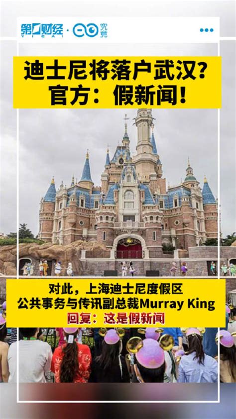 上海迪士尼度假区称落户武汉是假新闻|武汉市|迪士尼_新浪新闻