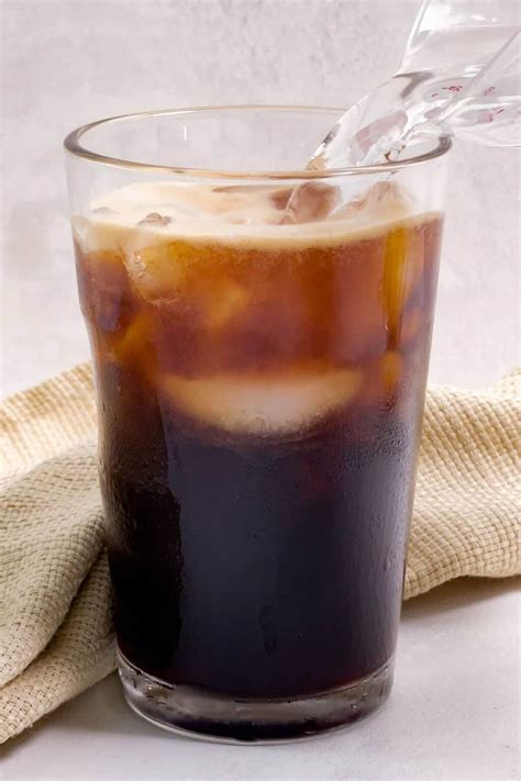 Iced Americano Coffee | Little Bit Recipes