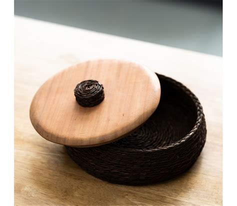 Sabai Grass Roti Box - Dark Brown – ArtisanSoul