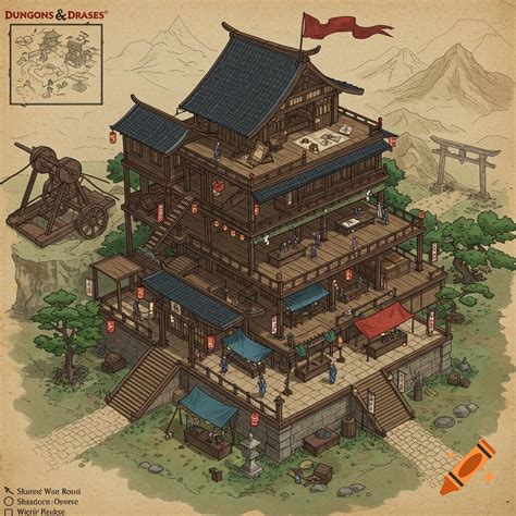 Map Of Japan Dragon