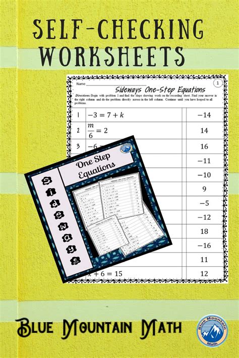 Solving One Step Equations Worksheet 的图像结果