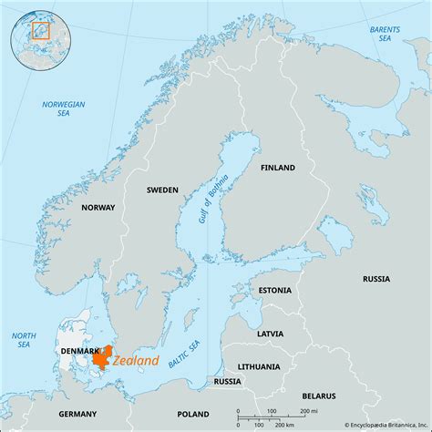 Zealand | Denmark, Map, & Facts | Britannica