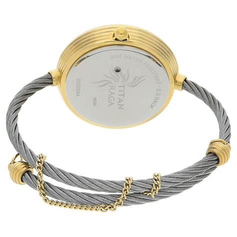 Buy Online Titan Raga Garden of Eden White Dial Analog Stainless Steel ...