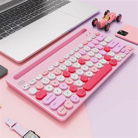 HUOJI HUO JI Wireless Keyboard Multi-Device, Bluetooth and India | Ubuy