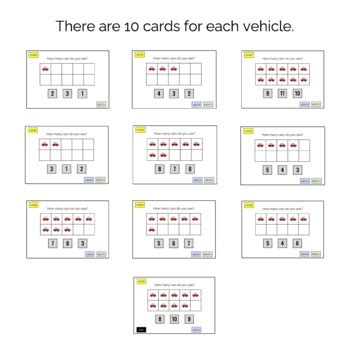 Transportation 10 Frames Boom Cards™ by BeckySAYS SLP | TPT