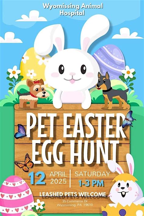 Pet Easter Egg Hunt, Wyomissing Animal Hospital, 12 April 2025 | AllEvents