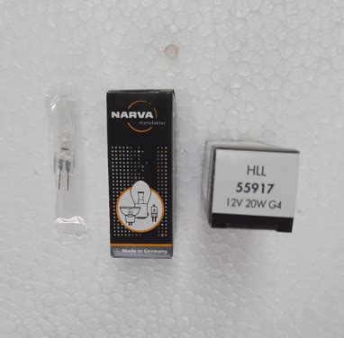 Narva 55917 12V 20W G4 PLAT HLL Medical Lamp (Qty.3) – Ved Group - Ved ...