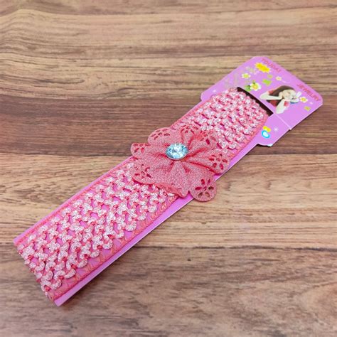 Floral Soft Stretchy Headbands for Baby Girls and Newborn (17-19 Baby ...