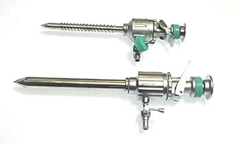 #ADDLER LAPAROSCOPIC 5MM SPIRAL TROCAR AND 10MM PYRAMID TROCAR SURGICAL ...