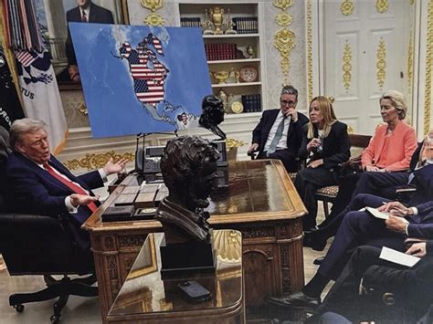 Trump posts AI-style map depicting Canada, Greenland, Venezuela under ...