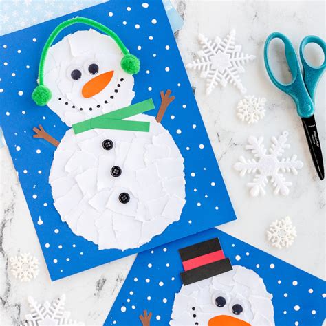 20+ Easy Snowman Crafts for Preschool - Toddler Approved