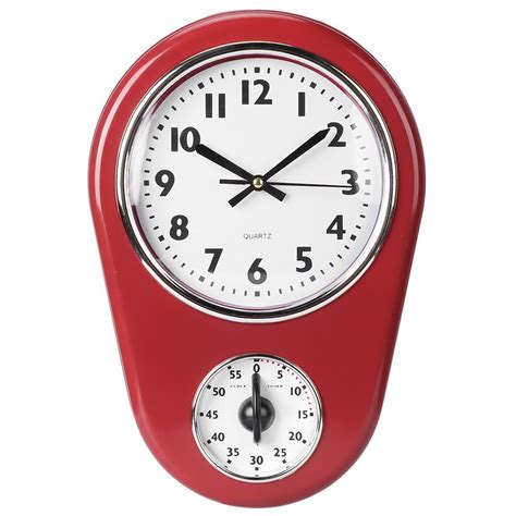 Image result for Retro Kitchen Clock with Timer