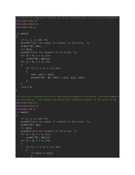 2 - Lecture notes 10-15 - //1) write a C program to Find the sum of all ...