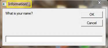 Image result for InputBox VBScript