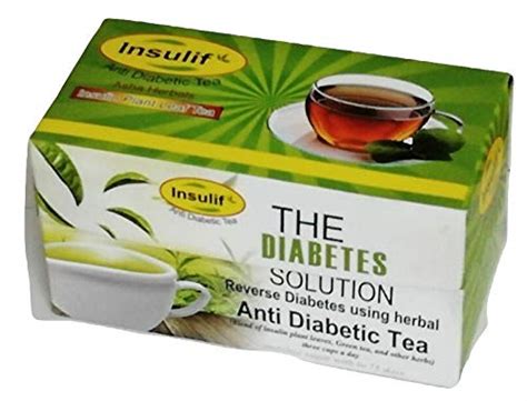 Insulif Anti Diabetic Tea for Reverse Diabetes Using Herbal (25 ...