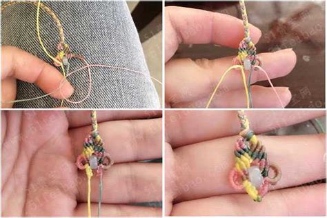 编绳创意，简单的项链绳尾编织方法-51费宝网