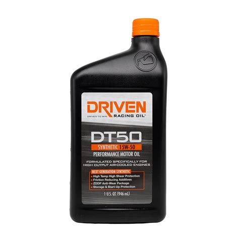 DT50 15W-50 Synthetic Street Performance Oil – Driven Racing Oil