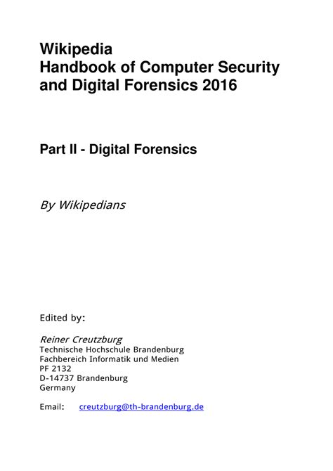 Image result for Computer Forensics Handbook