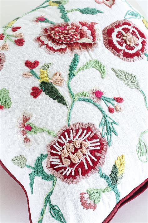 Ismat Embroidered Cushion Cover – The Wishing Chair