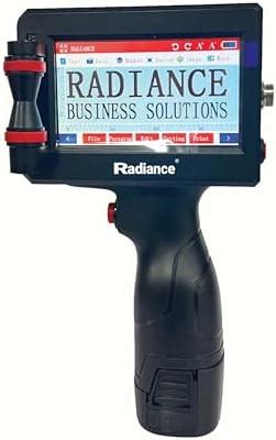 Radiance12.7mm Handheld TIJ Thermal Inkjet Printer ABS Body with ...