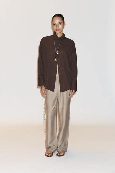 Women´s Brown Trousers | ZARA India