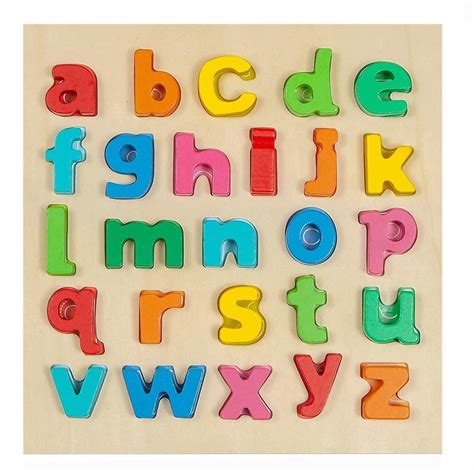 Antlantic Wood Store Wooden Capital Small Alphabets Letters Learning ...
