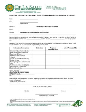 Fillable Online ovca form 108: application for reclassification and ...