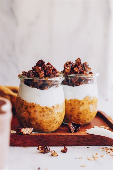 Pumpkin Pie Overnight Oats - Minimalist Baker Recipes
