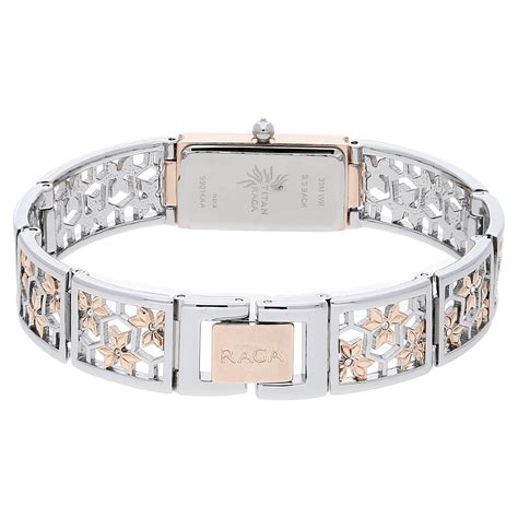 Buy Online Titan Raga Weaves Mother of Pearl Dial Analog Stainless ...