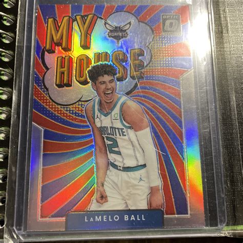 2021-22 Panini Donruss Optic My House Lamelo Ball No.8 | eBay