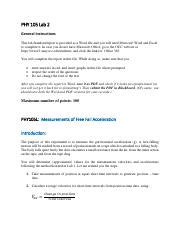 Image result for Free Fall Lab Acceleration Graph