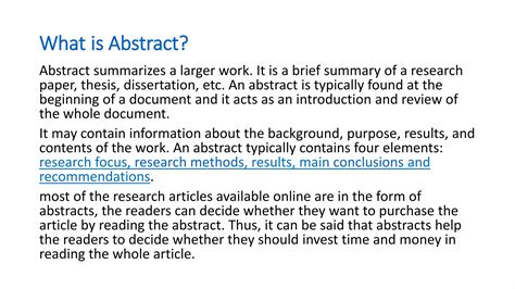 Executive Summary Abstract Example 的图像结果