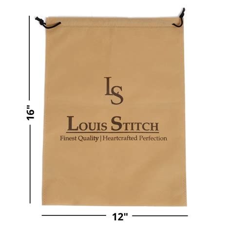 Buy Non Woven Shoe Bag Pack Of 16 Beige Plain & See-Thru - Louis Stitch