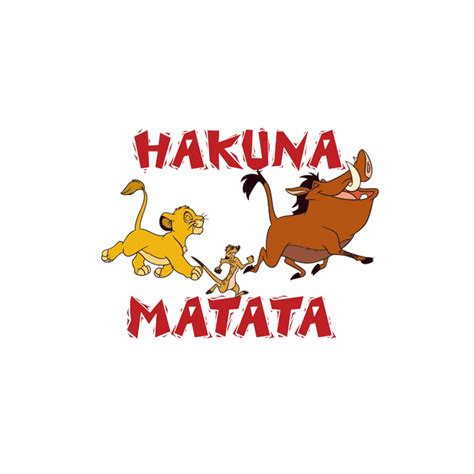Buy Lion King Hakuna Matata Sticker Online | Stickers Merchandise — www ...