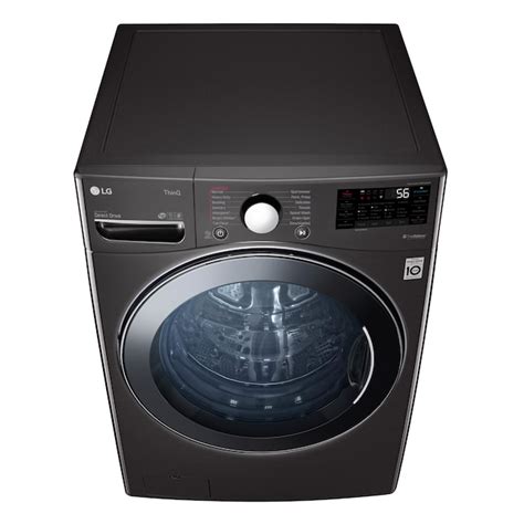 LG 4.5-cu ft Capacity Black Steel Ventless All-in-One Washer/Dryer ...