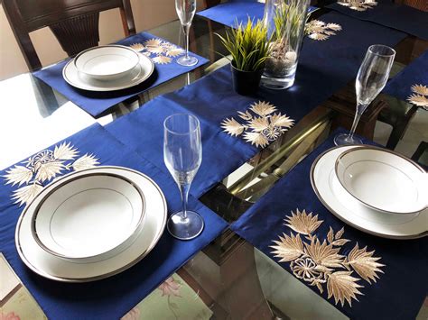 Prussian Blue Table Mats | TanHim