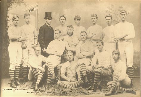 1879 University of Pennsylvania baseball team. They lost 21-9 to ...