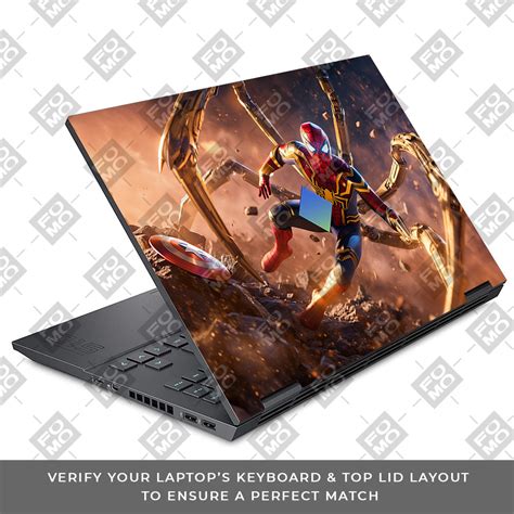 Spider Man Mech Arms HP Omen 15 Laptop Skin