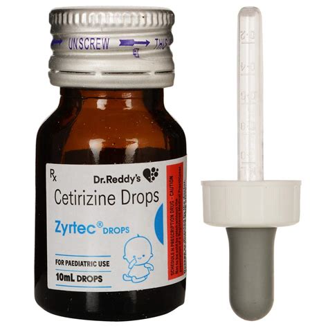 Zyrtec - Bottle of 10ml Drops : Amazon.in: Health & Personal Care