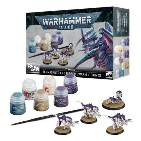 Warhammer 40K Termagants and Ripper Swarm + Paints