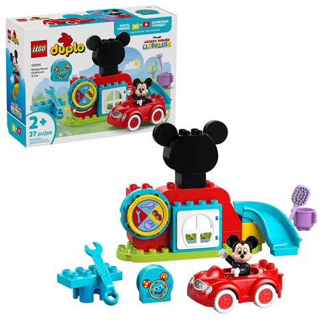 LEGO DUPLO Disney Mickey Mouse Clubhouse & Car Building Kit - Color ...